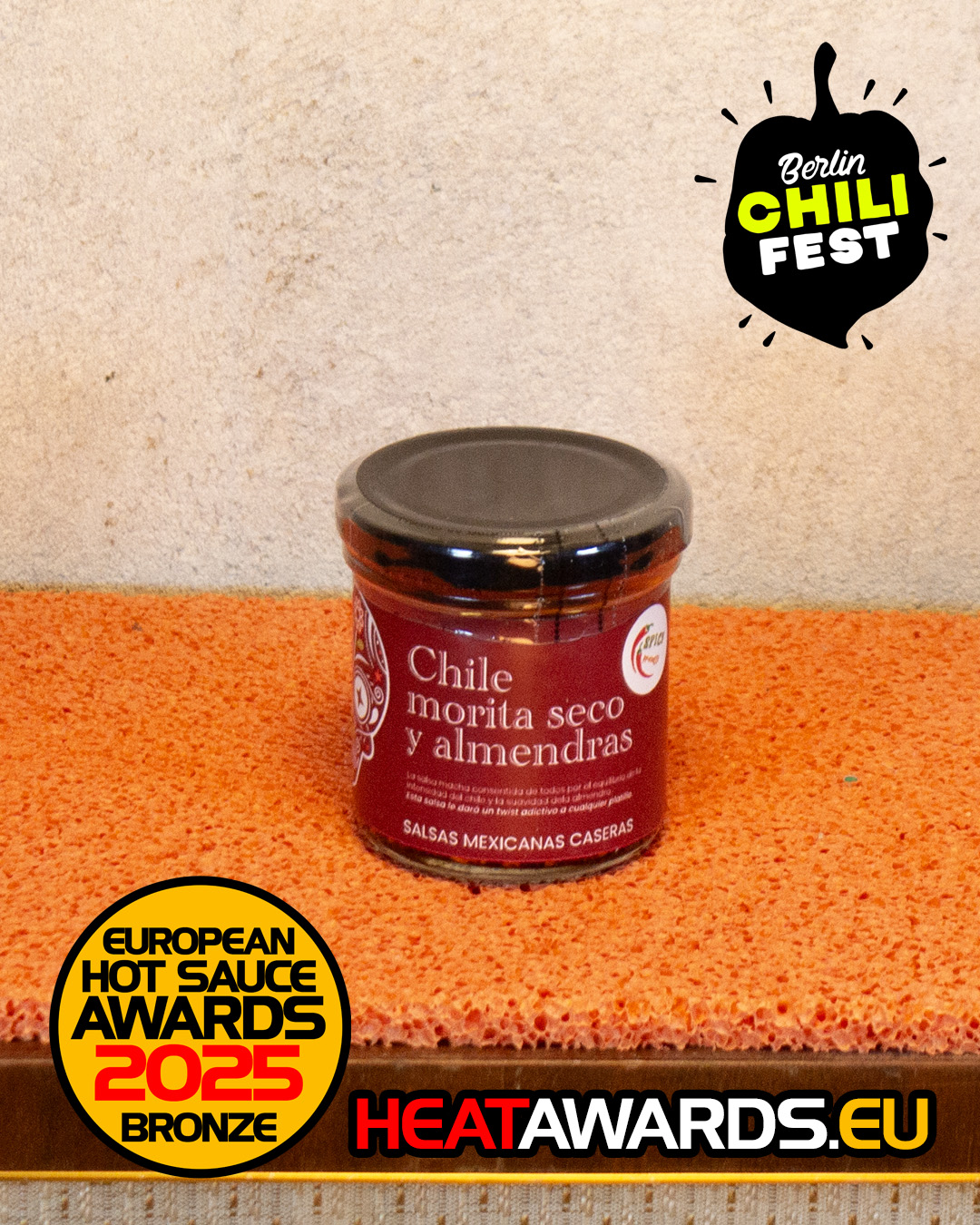 Salsa Chilanga 5 Dried chili morita with almonds