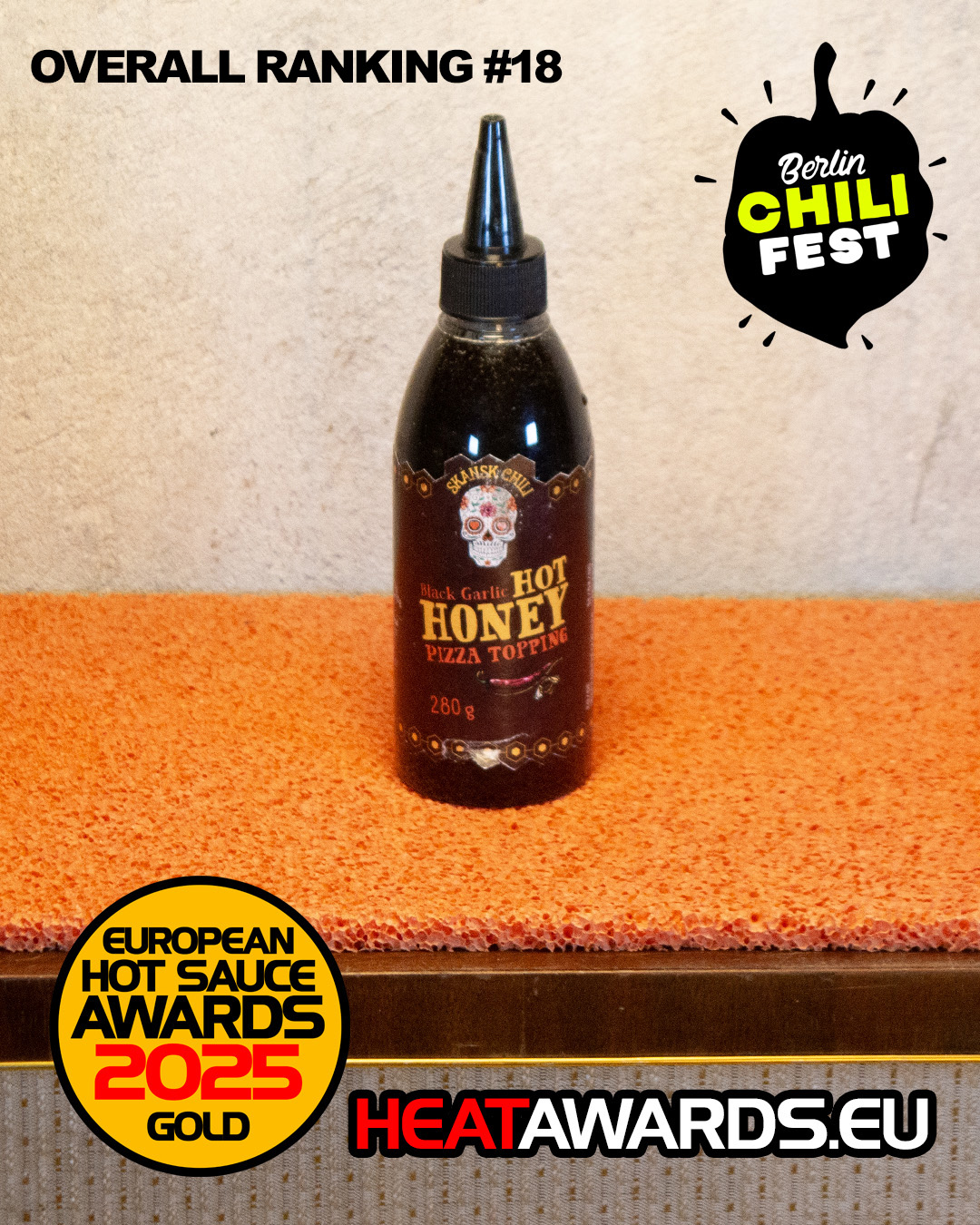 Black Garlic Hot Honey